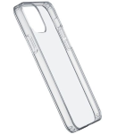 CELLULARLINE Cover CLEAR STRONG per APPLE iPhone 12 Mini da 5.4" con Cornice in Gomma Rialzata e Retro Rigido - Trasparente