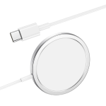 HOCO Caricabatteria Wireless Magnetico CW30 MagSafe per iPhone 12/13/14 Series - Bianco